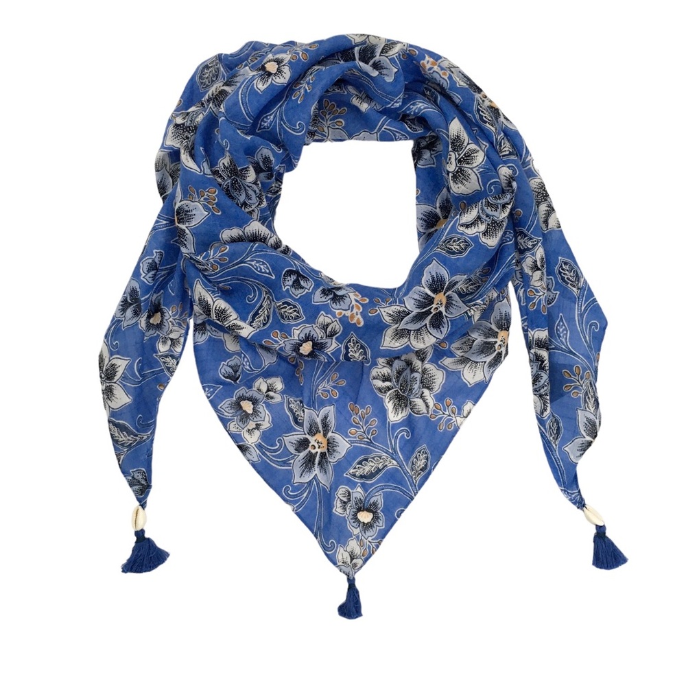J.Jill Bohemian Vines Triangle Scarf